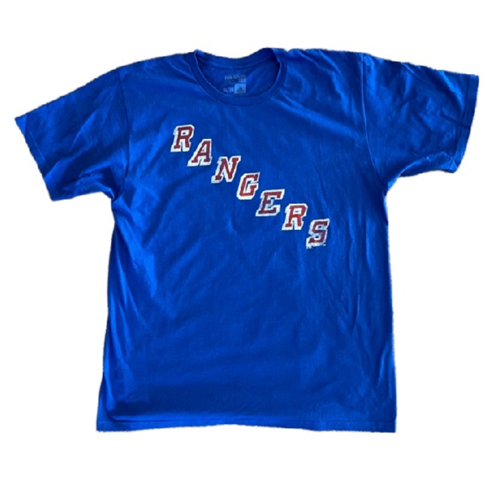 New Adidas New York Rangers Gretzky Go To Tee Short Sleeve XL